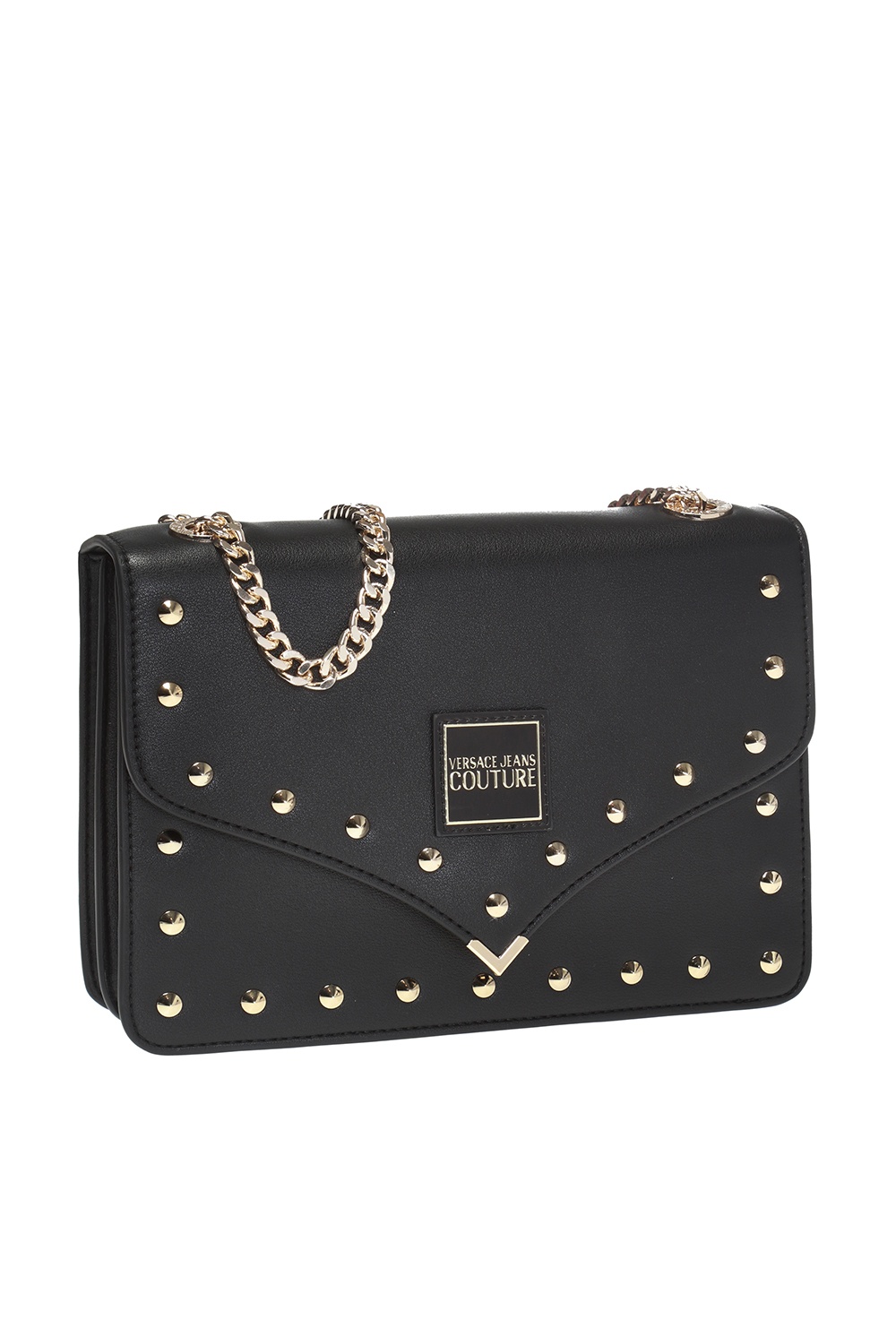 versace jeans couture logo shoulder bag